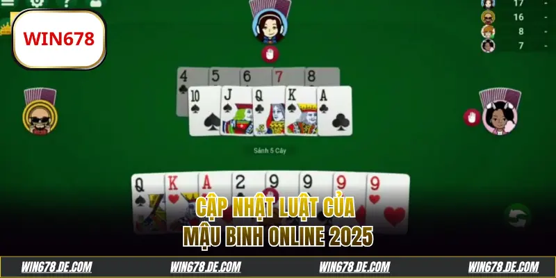 Cập nhật luật của Mậu Binh online 2025